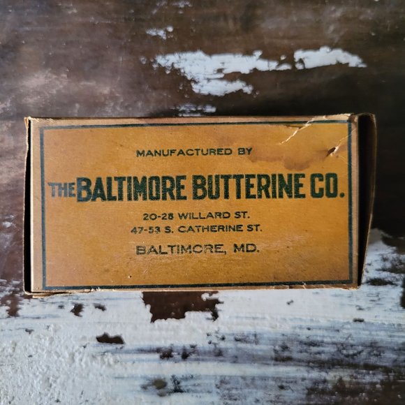 Vintage NUX-IE For Frying And Shortening Box The Baltimore Butterine Co. - Picture 5 of 9